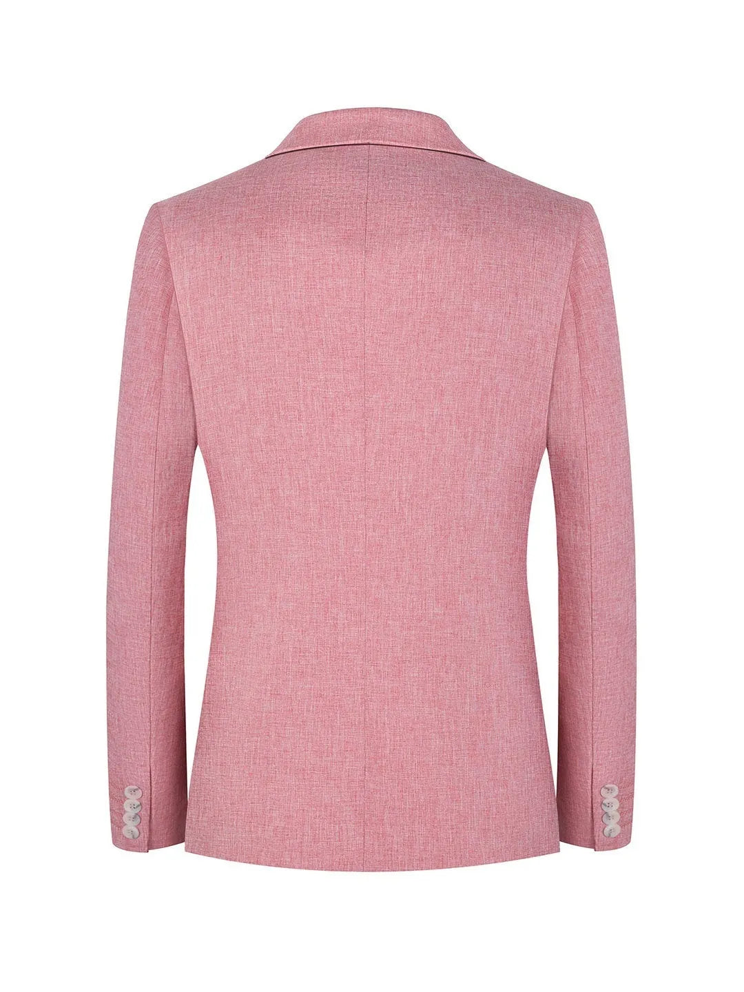 Men's pink and light blue western-style summer blazer with slim fit and Asian sizing options