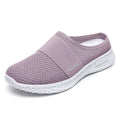 Women's casual mesh shoes with breathable upper and flat heel in multiple colour options