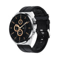 Smart watch in black with TFT screen displaying heart rate monitoring on a wrist