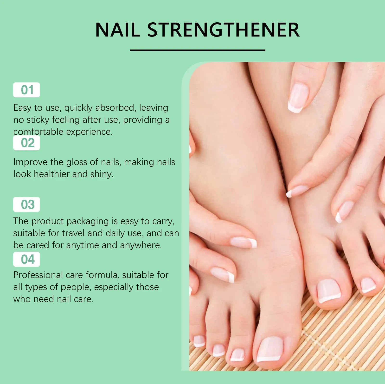 30ml bottle of nail care nursing solution for daily gentle cleaning