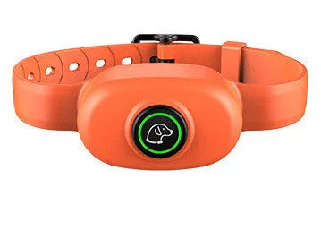 Black waterproof rechargeable dog training collar with remote control for medium large dogs