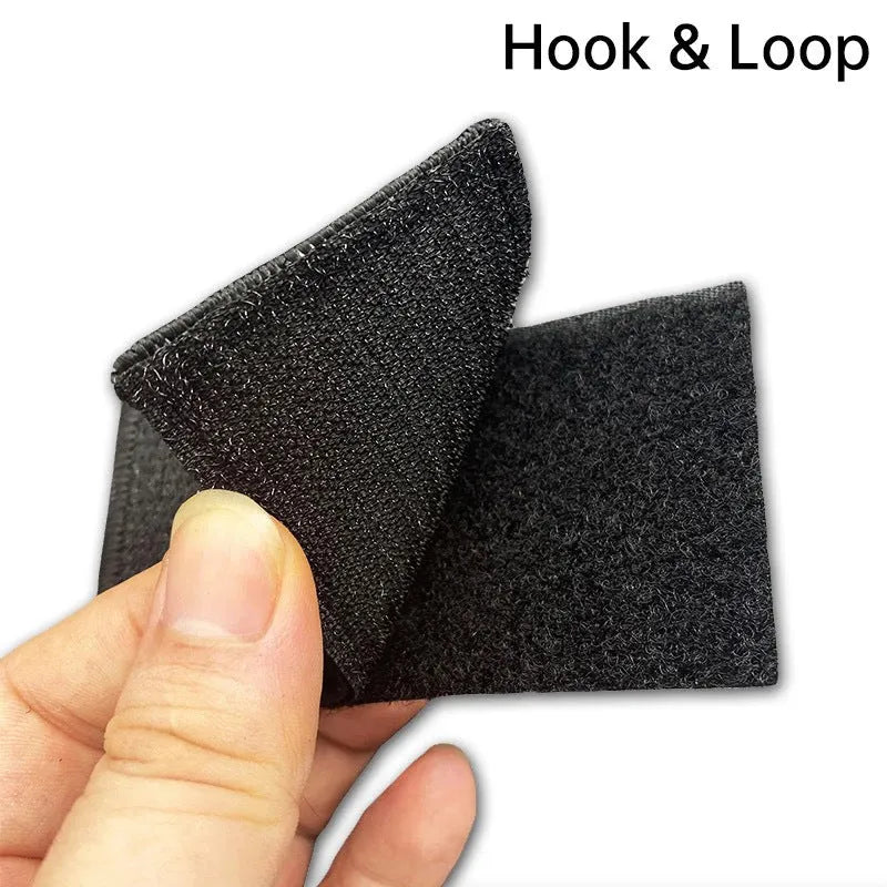Embroidered fabric badge with Velcro backing showing detailed clover leaf pattern in green thread