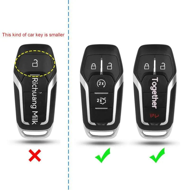 Plastic protective shell for car key remote showing single shell and buckle design options