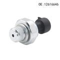 Silver metal automotive fuel pressure sensor with OEM numbers 12616646 12677836 D1846A