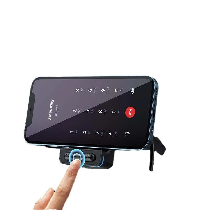 W5 black car magnetic wireless charger 15W compact bracket for vehicle use