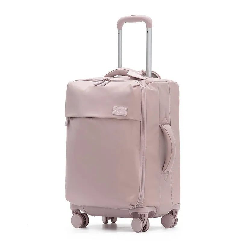 20 inch ultra-light waterproof Oxford cloth suitcase with universal wheels in Bluestone Green