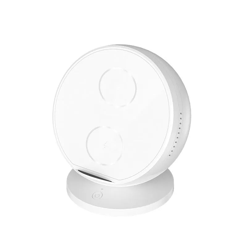 Black multifunctional mobile phone wireless charging holder with built-in Bluetooth speaker