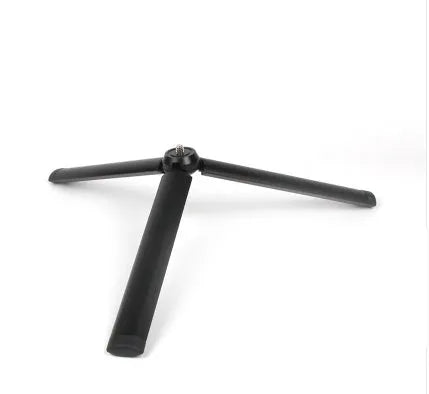 Black aluminium alloy phone tripod with handheld stabilizer for Apple iPhone compatibility