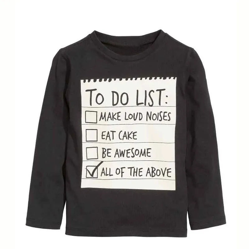 Boys casual cotton clothing set with long sleeve t-shirt and pants for spring autumn seasons
