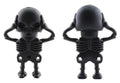 Skeleton skull design USB flash drive on a small keyring chain.