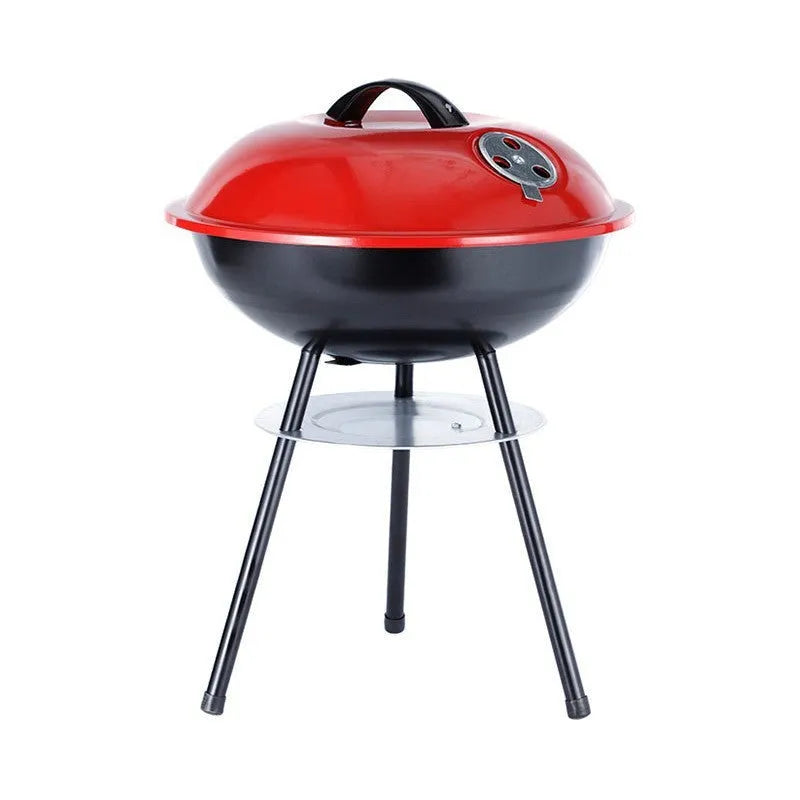 Portable 14-inch Apple stove barbecue oven with iron construction