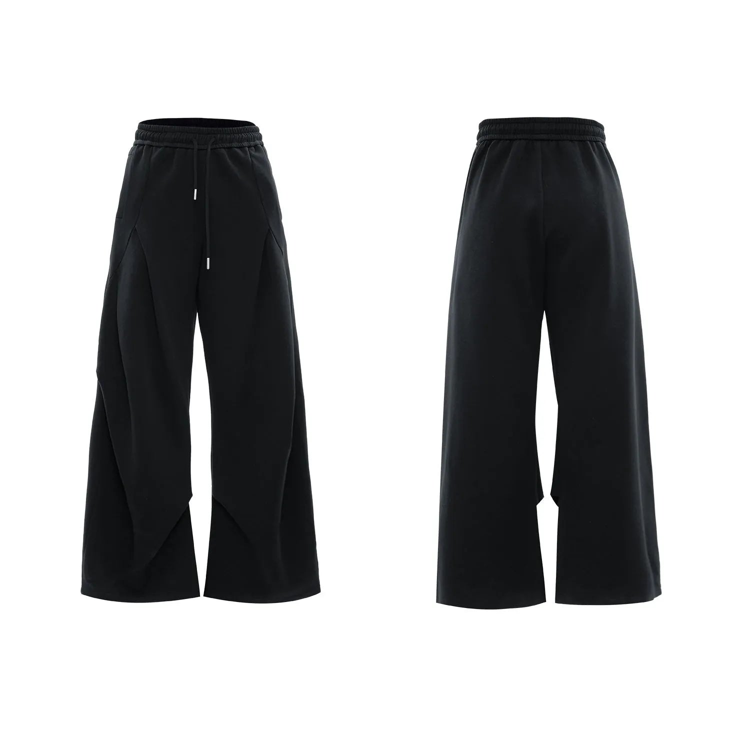 Men's dark grey cotton sports suit with V-neck jacket and matching shorts featuring metal embellishments