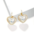 Gold-coloured women's ear clip with natural style design and alloy construction