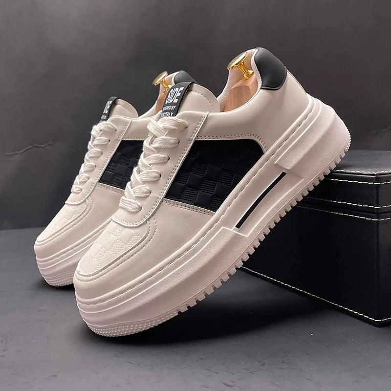 Casual sports shoes with cloth upper and rubber foam sole in white green and white black colour options
