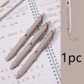 Macaron colour press gel pen with 0.5mm tip in three colour options for student writing