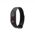 Motion intelligent hand ring fitness tracker in multiple colours showing heart rate and step display.