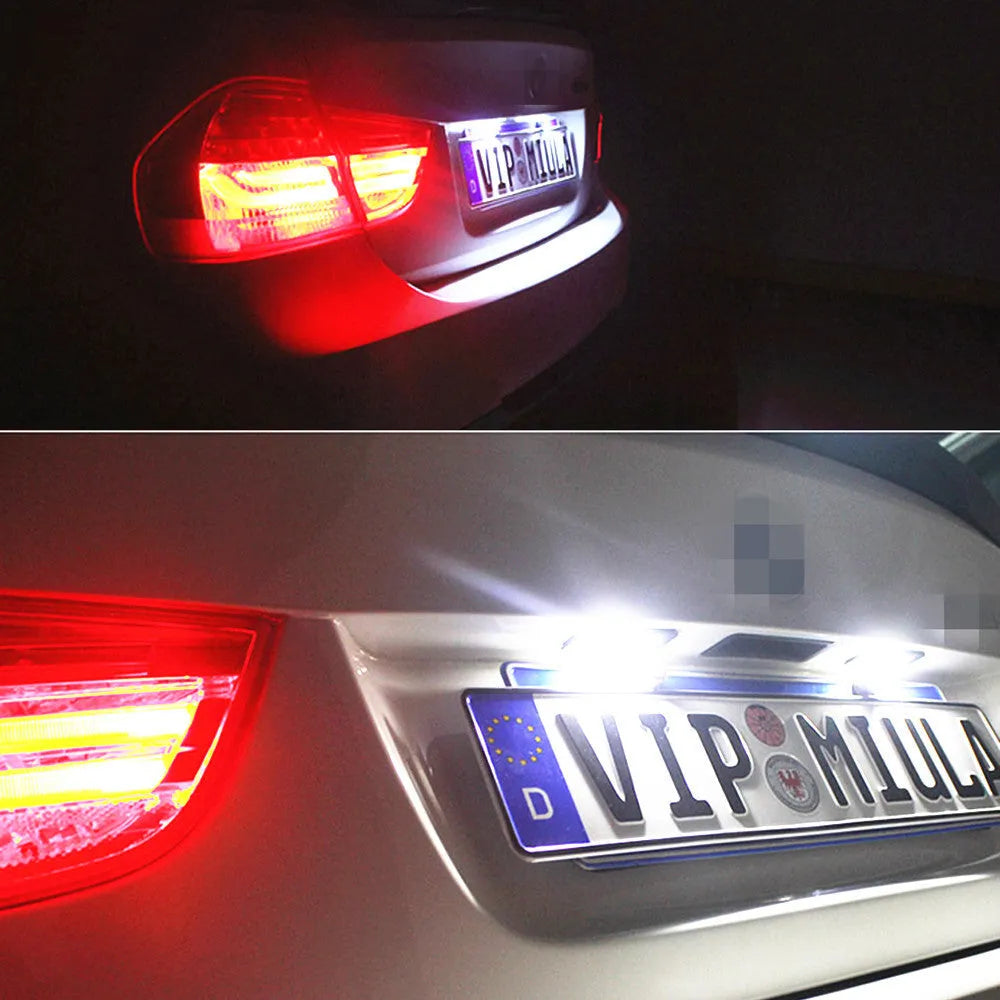 Volkswagen LED license plate light replacement kit for Golf, Polo and Phaeton models