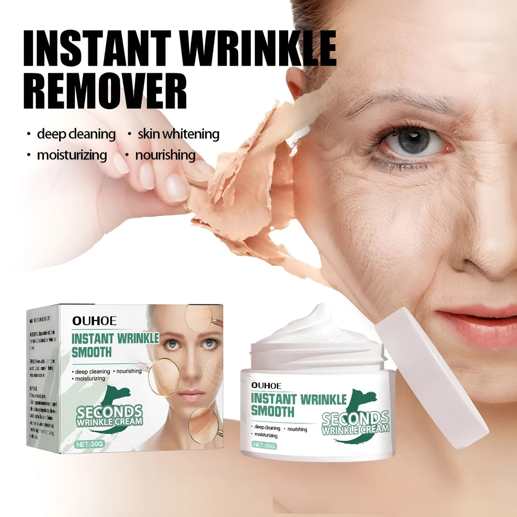 A 30g jar of anti-ageing anti-wrinkle face cream for hydrating and reducing fine lines.