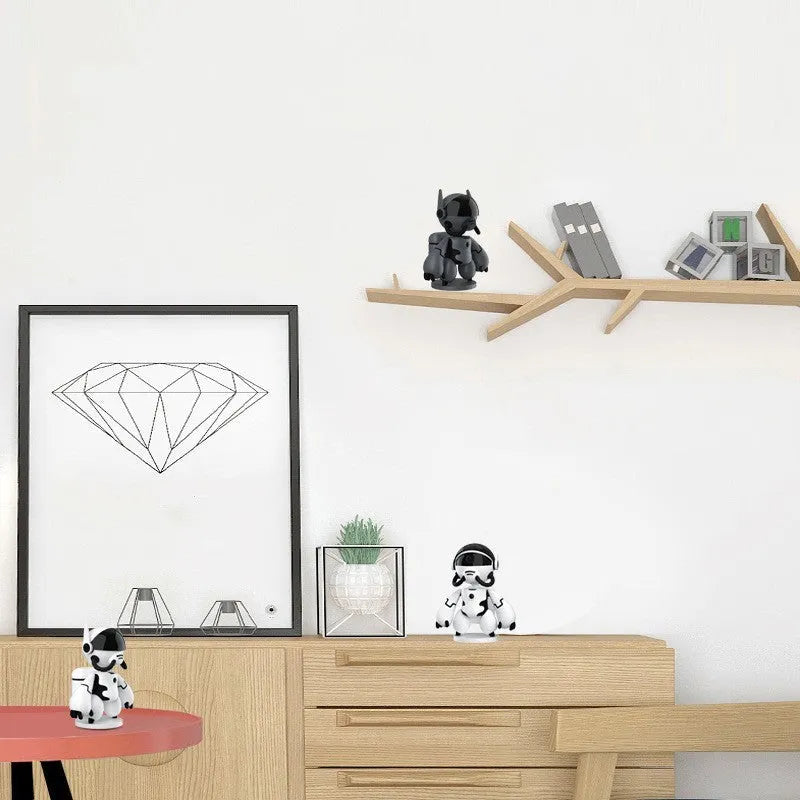 Black or white smart security camera with detachable base for household monitoring.