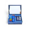 Kids handheld storybook projector torch with four fairy tale discs projecting images on wall
