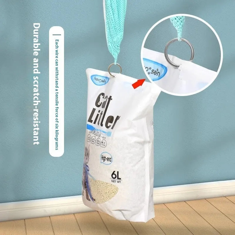 Fifth-generation cat grooming bag in detachable design for secure restraint during pet bathing and nail trimming