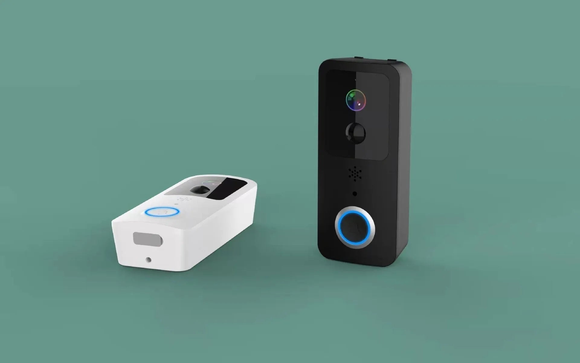 Waterproof HD visual doorbell with battery power and smartphone notifications