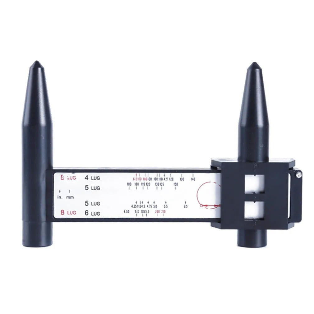 Digital hole distance ruler measuring tool with plastic construction and 180mm range