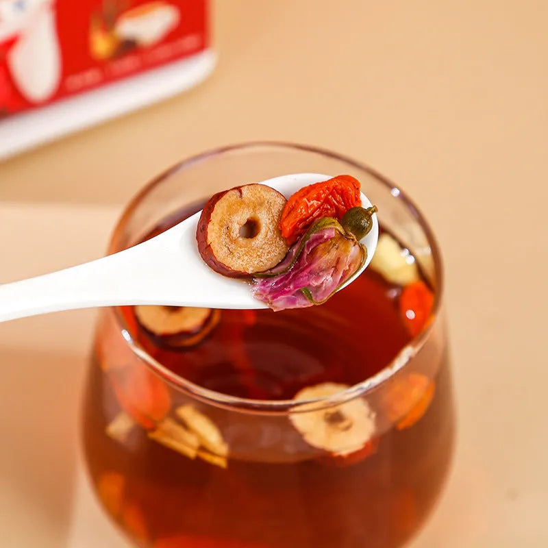 Yuantang ginger tea box with brown sugar red dates wolfberry herbal tea bags