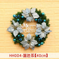 Natural rattan Christmas wreath ring door hanging in 40cm 50cm 60cm sizes