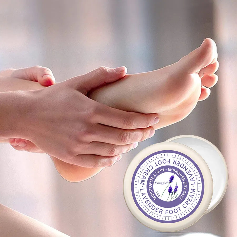 Lavender anti fungal foot repair cream 15g tube for dead skin removal and peeling foot care