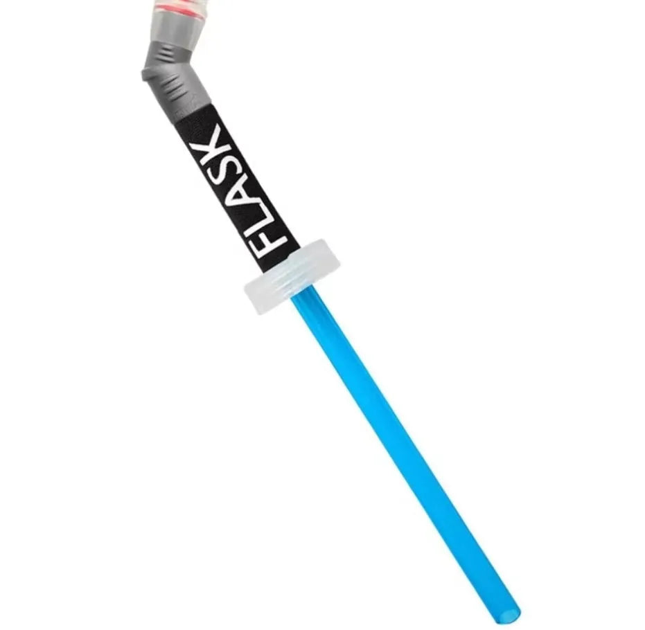 Plastic portable drinking straw with suction tube for mountain climbing and biking activities