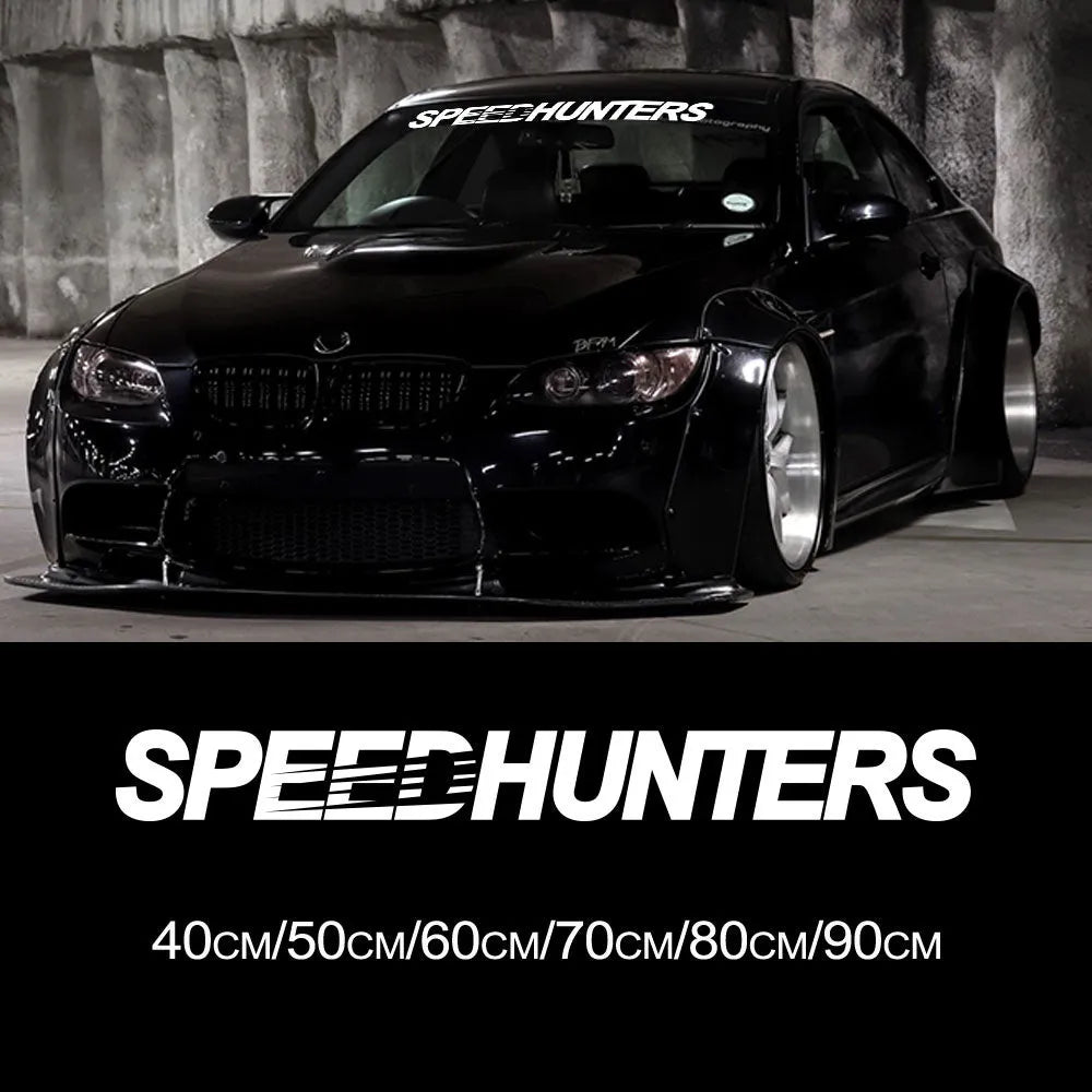 Reflective vinyl car sticker for rear gear or trunk, 59cm by 10cm, in multiple colour options.