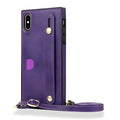 Leather messenger phone case with card holder and wristband holster for iPhone models in multiple colours