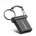 Silver car-shaped metal USB drive on chain necklace for portable storage