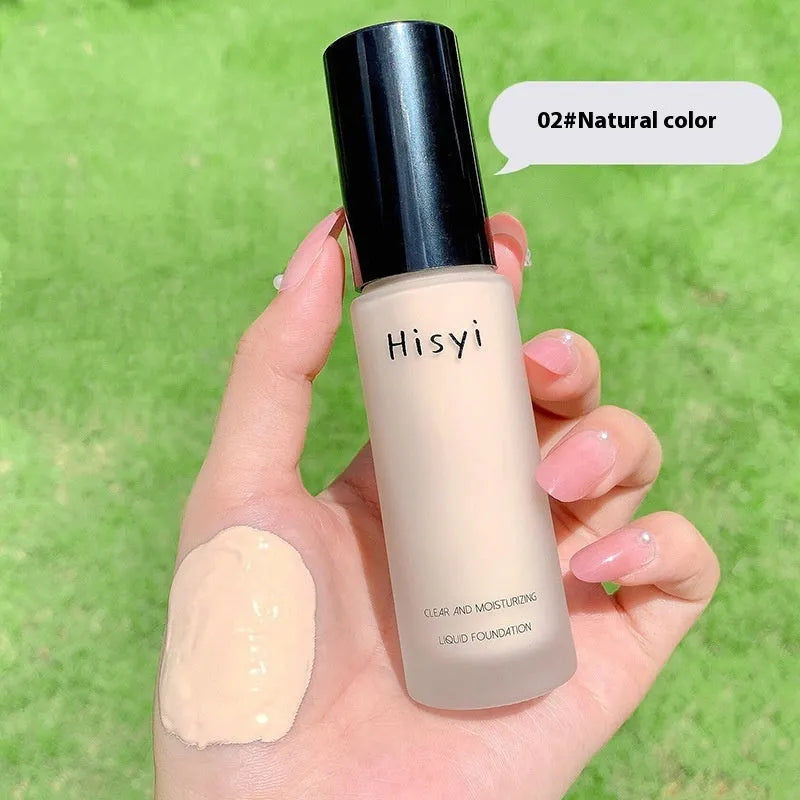 Lightweight liquid foundation BB cream 30ml in Ivory White, Natural Color, and Deep Flesh Color