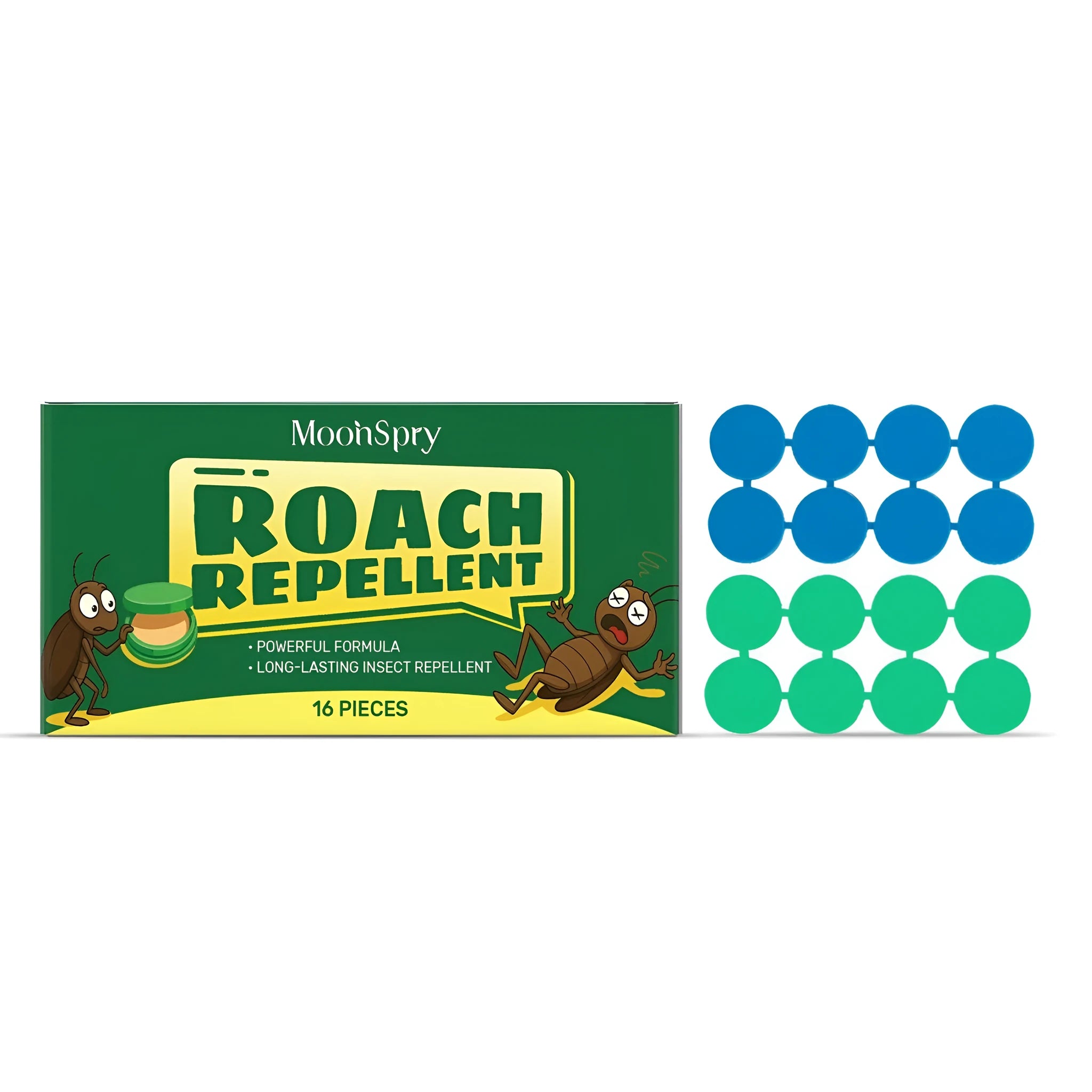 Cockroach bait paste stations with adhesive pads containing imidacloprid and dinotefuran insecticide