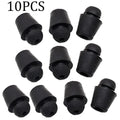 Ten X16 colour rubber automotive buffer clips for machine cover and trunk shock absorption