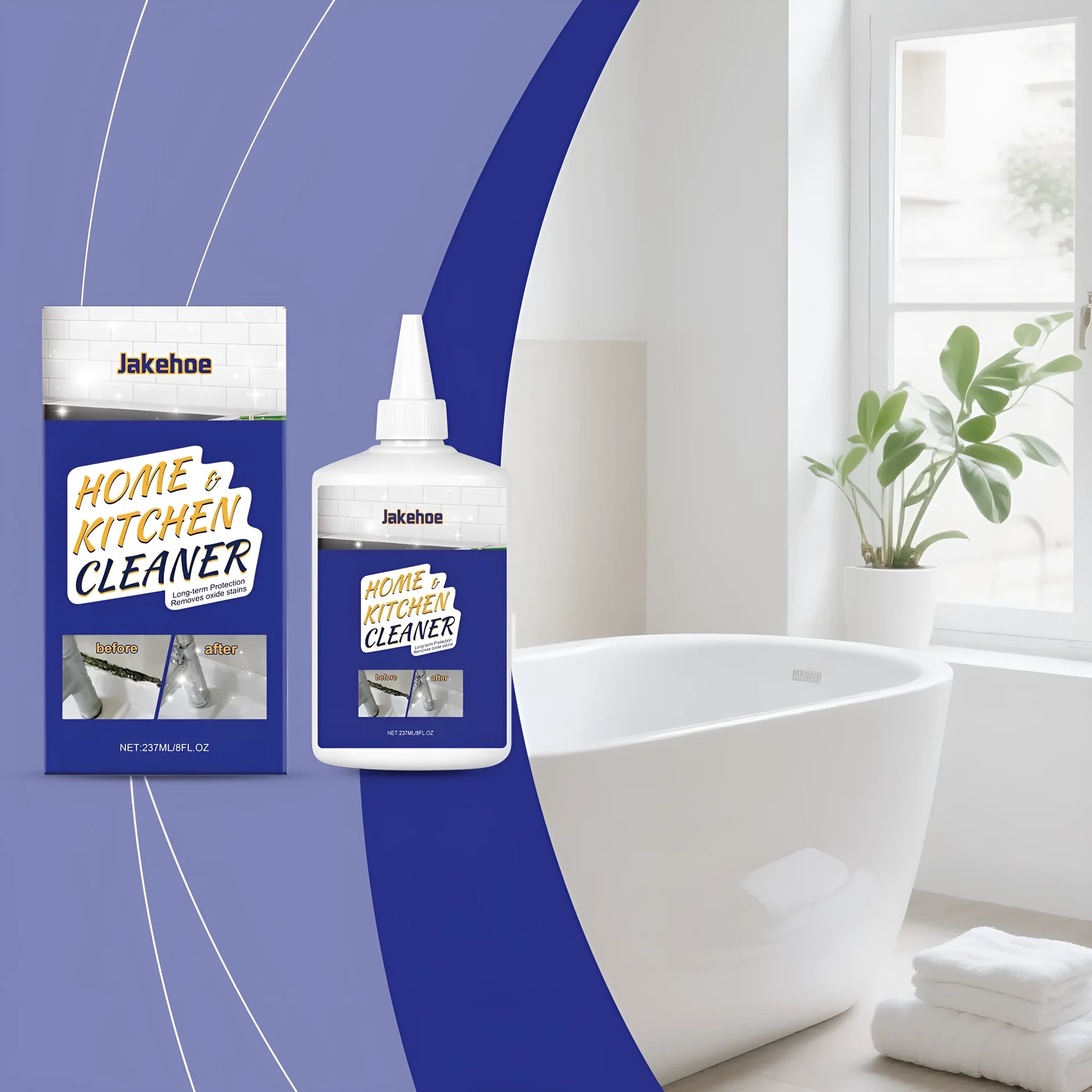 237ml household decontamination gel tube with sodium hypochlorite formula for kitchen and bathroom cleaning