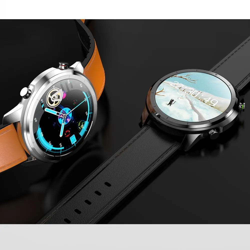 LEMFO LF26 smart bracelet with 1.3-inch screen shown in Silver colour option on a wrist.