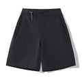 Men's quick-drying sports shorts in Army Green colour showing elastic fit and 3D cut for athletic movement.