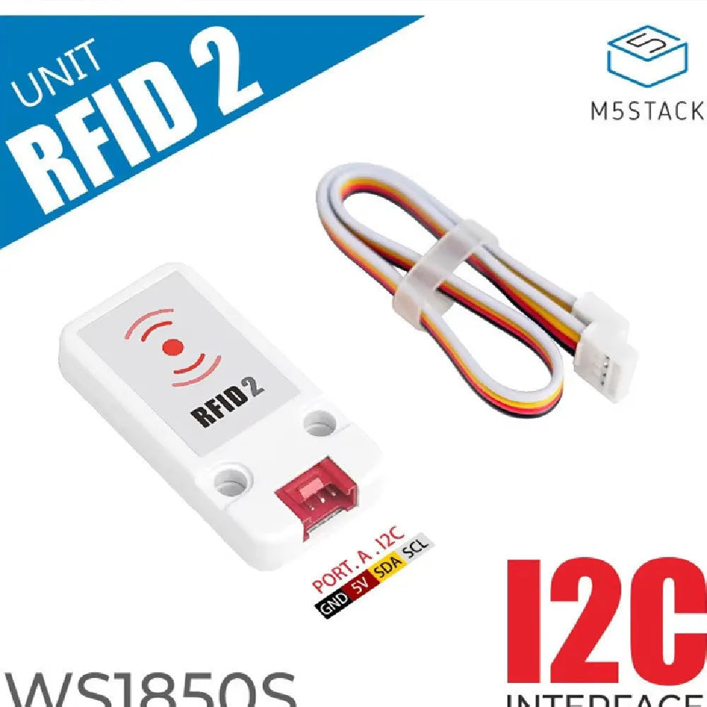 M5Stack RFID2 radio frequency identification sensor module with HY2.0-4P cable