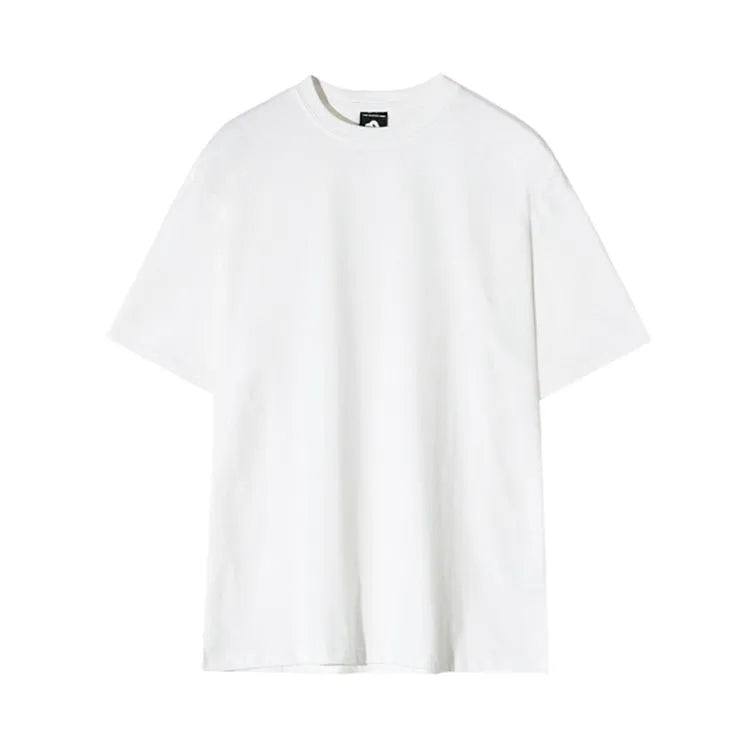 Men's slim fit cotton t-shirt with regular half sleeves in black solid colour