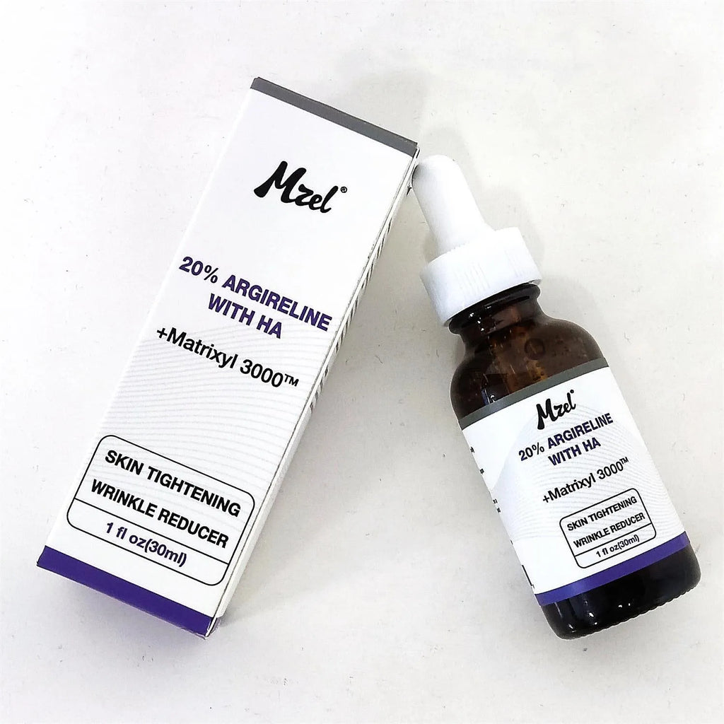 30ml bottle of six-peptide firming anti-wrinkle brightening hydrating moisturising liquid serum
