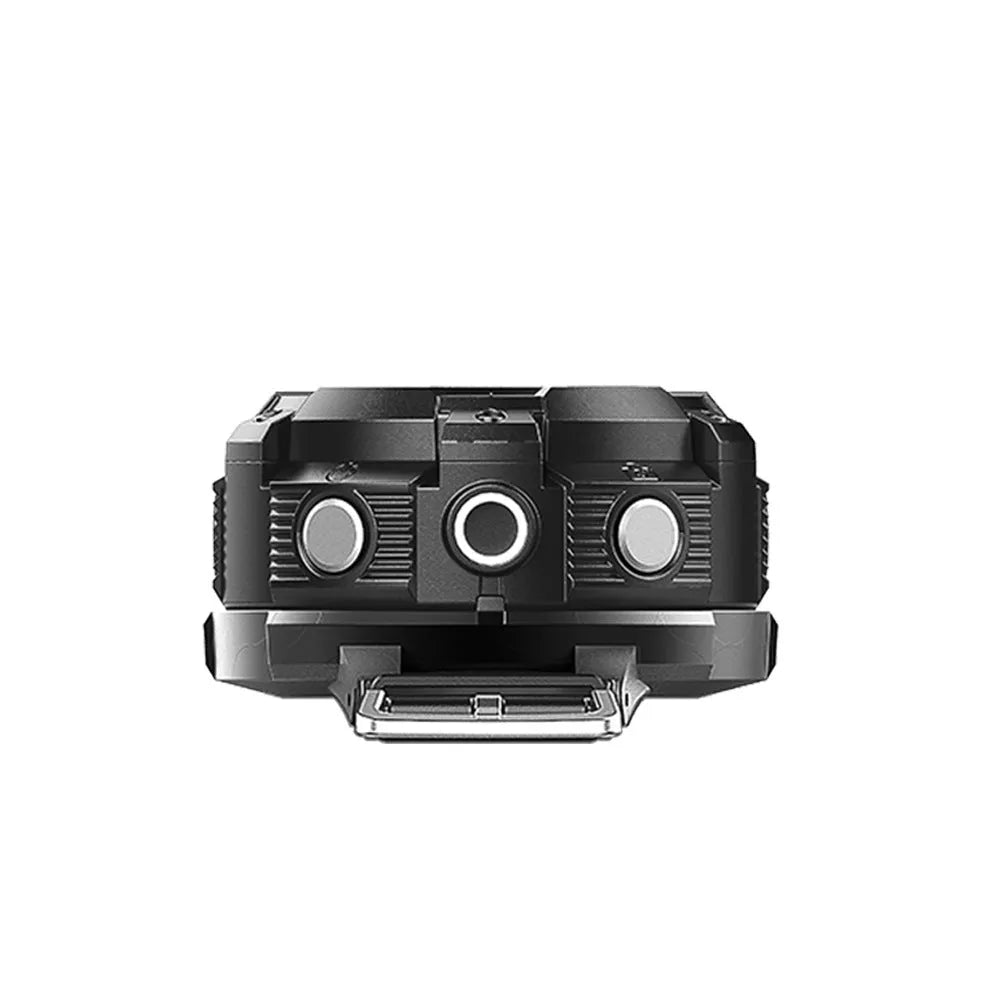 Black waterproof sports digital camera with compact design for outdoor photography