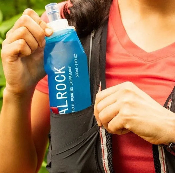 Plastic portable drinking straw with suction tube for mountain climbing and biking activities