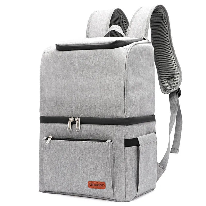 22 litre insulated waterproof backpack cooler in camouflage colour with double layer insulation