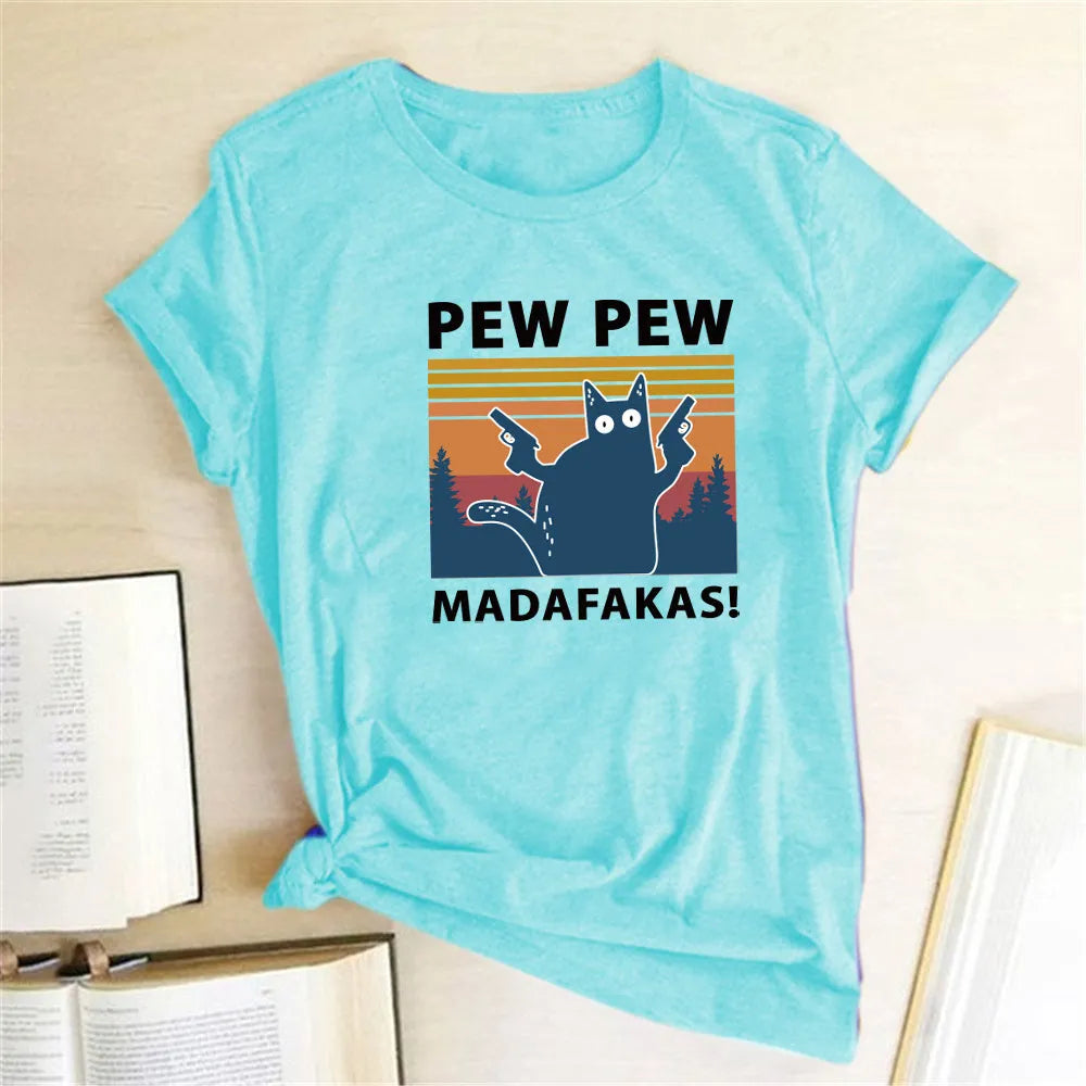 Short sleeve t-shirt with printed street style design in multiple colour options
