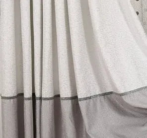 Custom blackout curtain panel available in multiple widths with hook, Korean hook, or ring hanging styles
