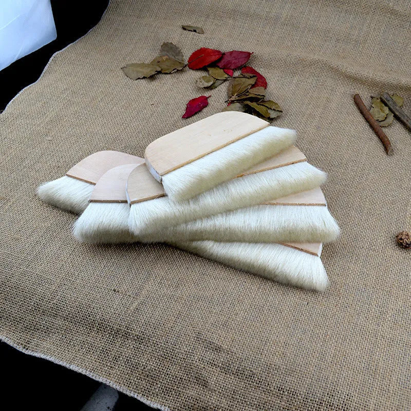 Wool brush art mounting paste board for paint shading in picture colour
