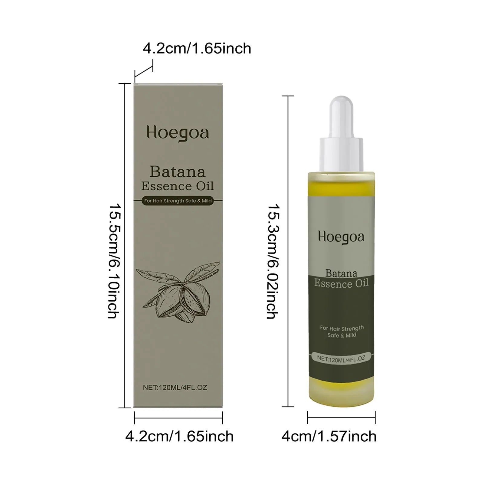 Platthana Secret Hair Essential Oil 120ml bottle with ginger and rosemary oil blend